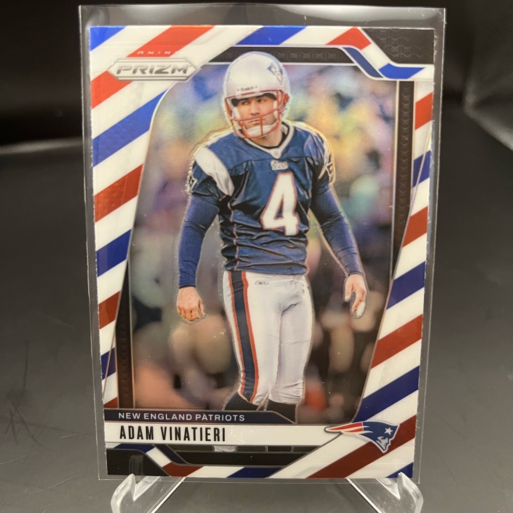 2024 Panini Prizm Red White Blue Adam Vinatieri #199
